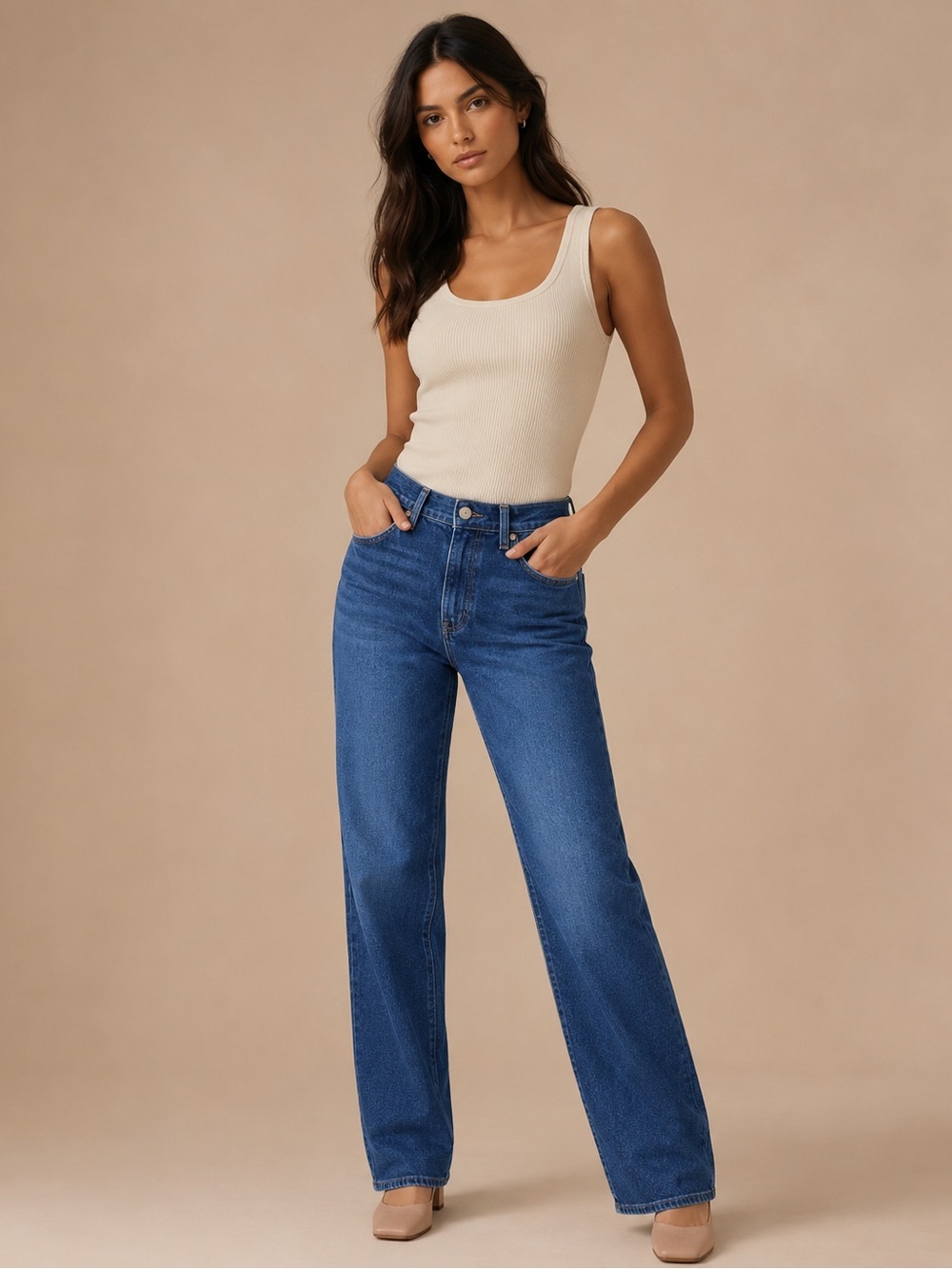 Universal Thread High Rise 90s Straight Jeans 0R Dark Wash Mom Jeans Vintage